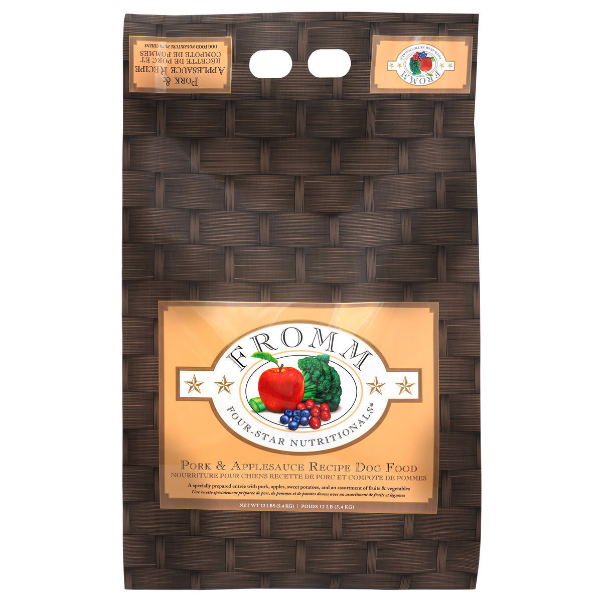 Fromm Four-Star Pork & Applesauce Recipe Dry Dog Food 12 lb Bag
