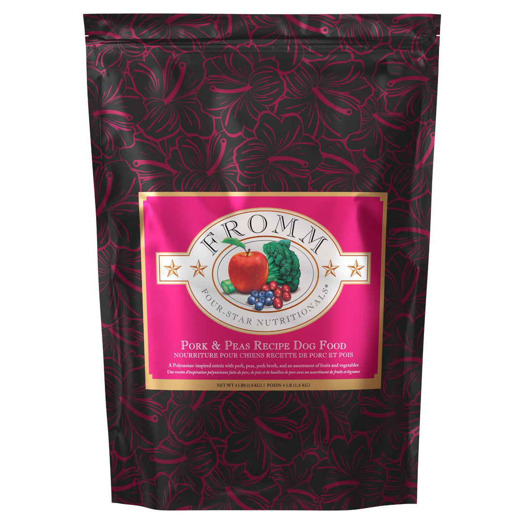 Fromm Four-Star Pork &amp; Peas Recipe Dry Dog Food 4 lb Bag