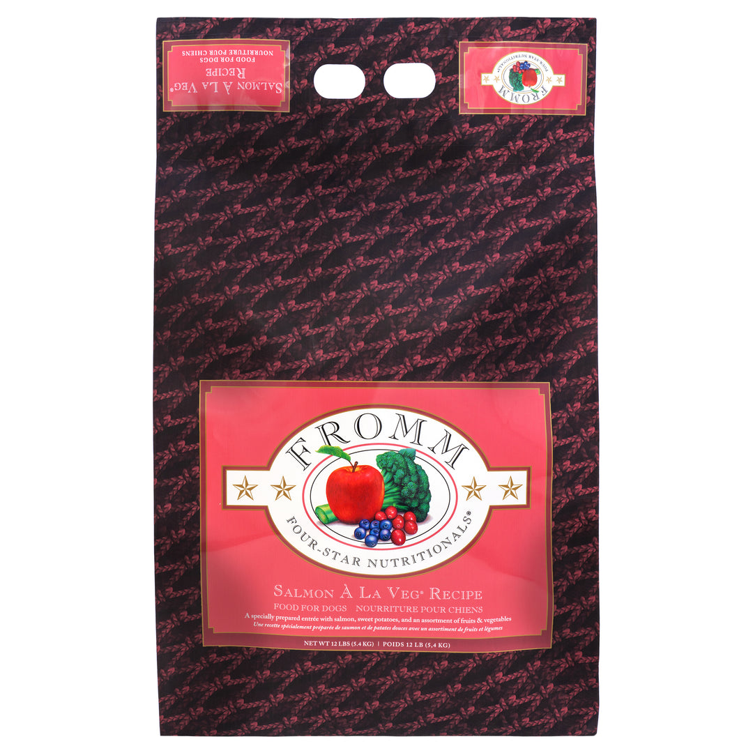 Fromm Four-Star Salmon À La Veg® Recipe Dry Dog Food 12 lb Bag