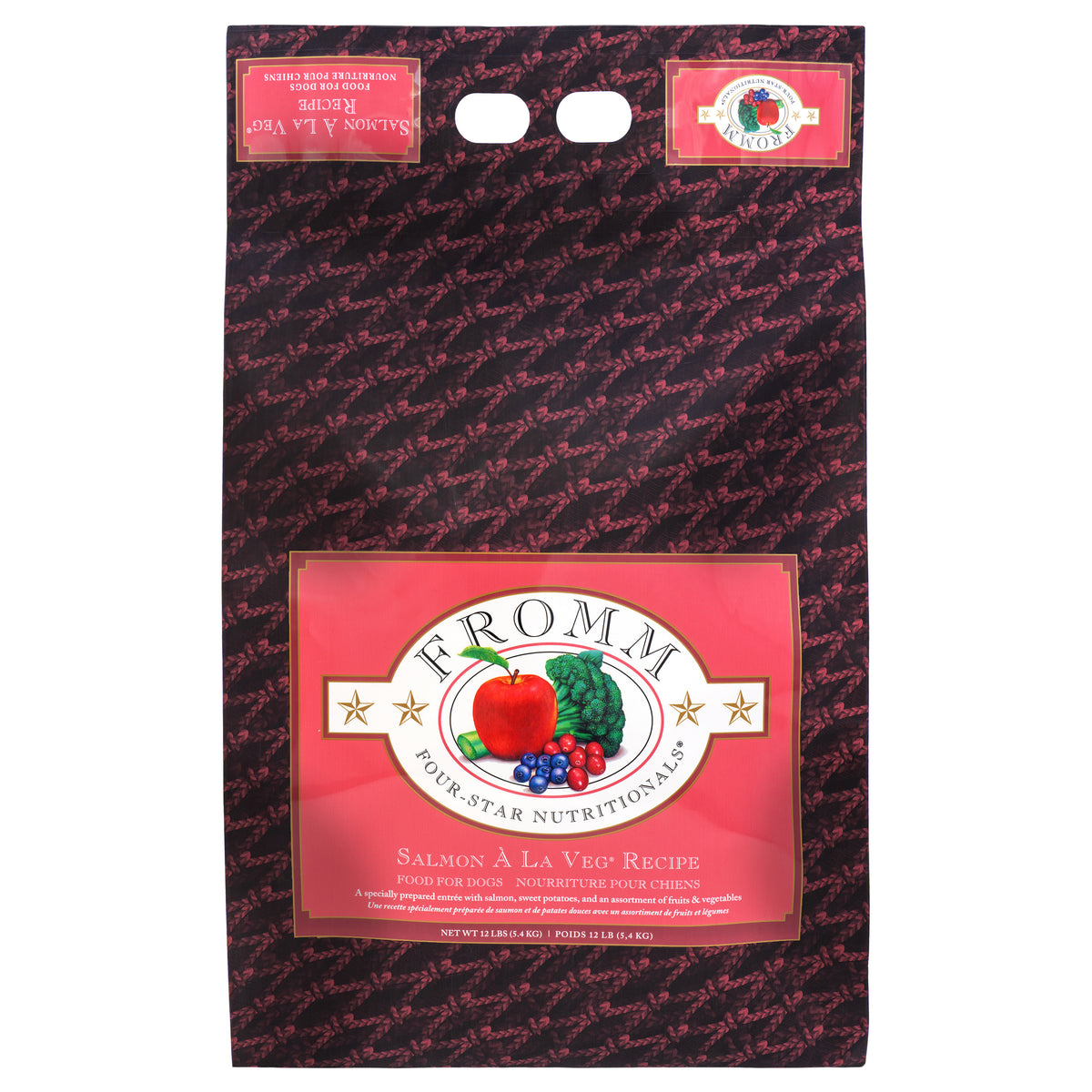 Fromm Four-Star Salmon À La Veg® Recipe Dry Dog Food 12 lb Bag