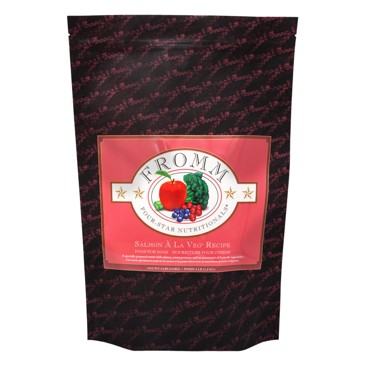 Fromm Four-Star Salmon À La Veg® Recipe Dry Dog Food 4 lb Bag