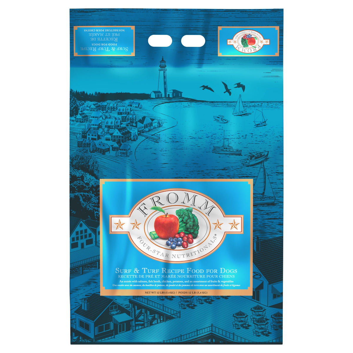 Fromm Four-Star Surf & Turf Recipe Dry Dog Food 12 lb Bag