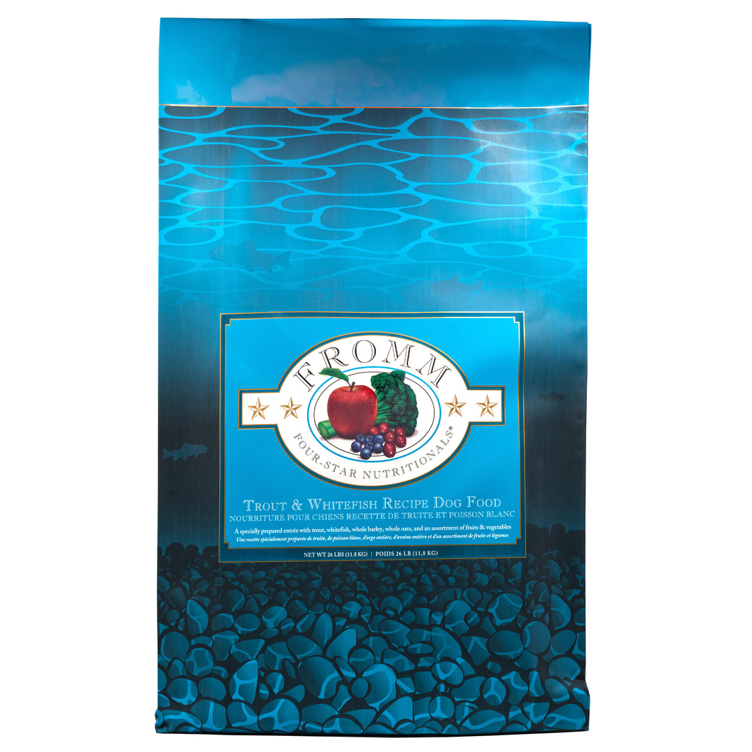 Fromm Four-Star Trout &amp; Whitefish Recipe Dry Dog Food 26 lb Bag