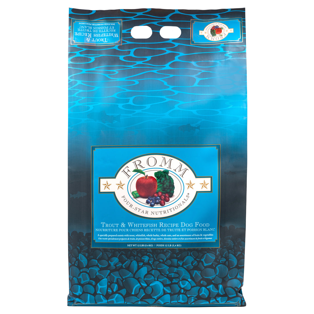Fromm Four-Star Trout &amp; Whitefish Recipe Dry Dog Food 12 lb Bag