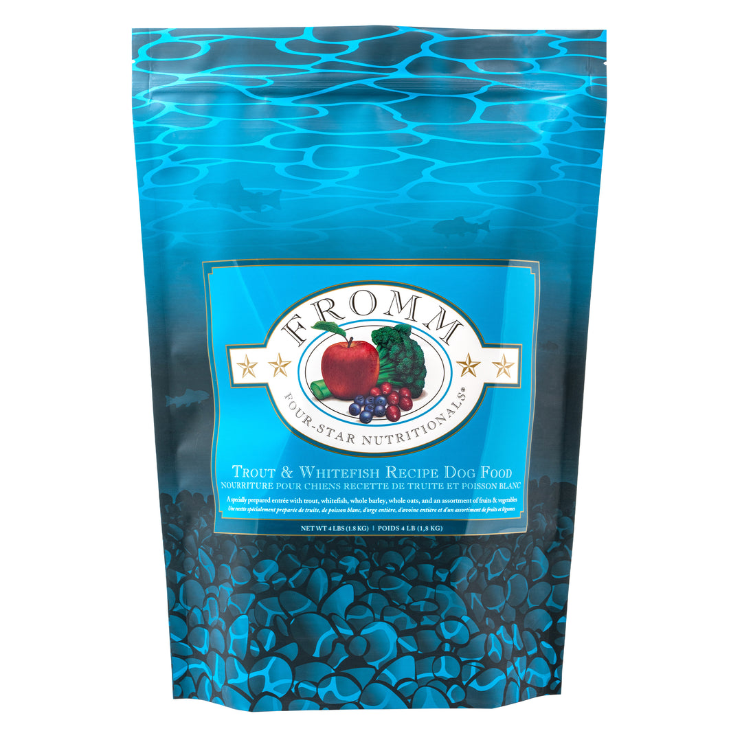Fromm Four-Star Trout &amp; Whitefish Recipe Dry Dog Food 4 lb Bag