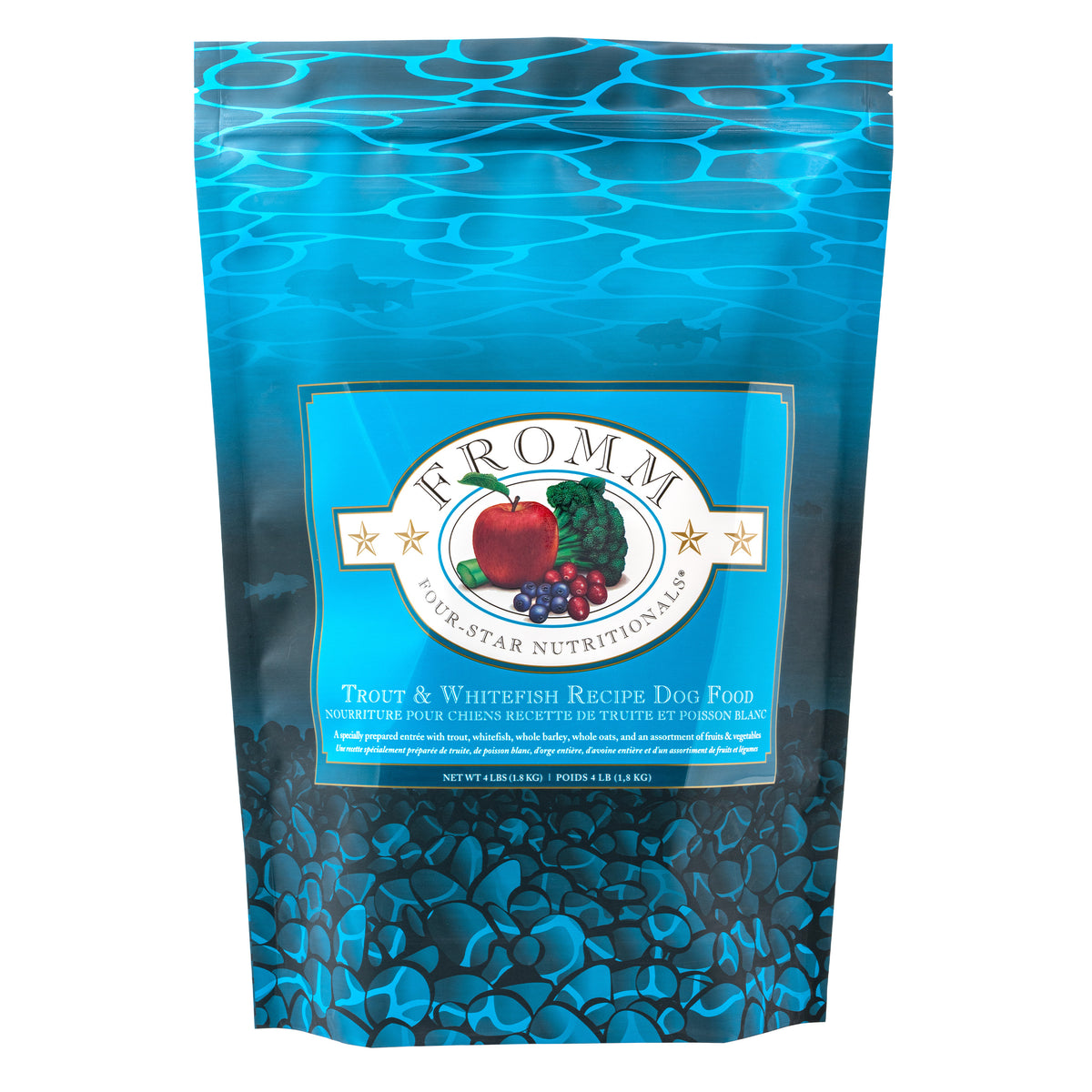 Fromm Four-Star Trout & Whitefish Recipe Dry Dog Food 4 lb Bag