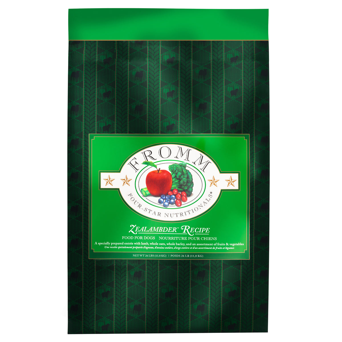 Fromm Four-Star Zealambder® Recipe Dry Dog Food 26 lb Bag