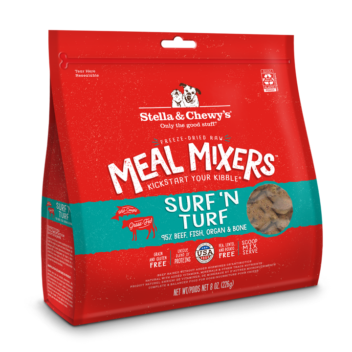 Freeze-Dried Surf &amp; Turf Meal Mixers - 8 oz