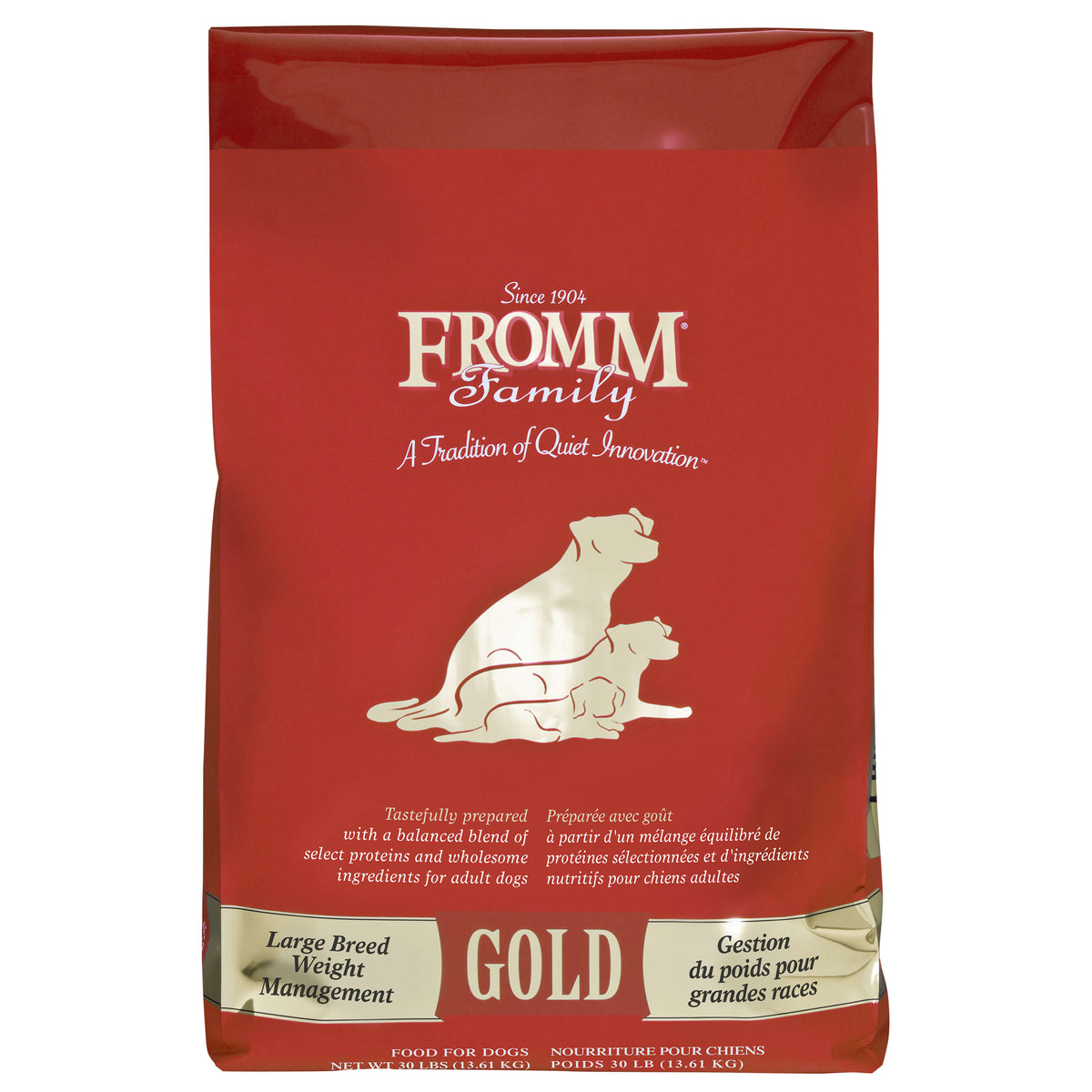 Fromm Gold Large Breed Weight Management Dry Dog Food 30 lb Bag