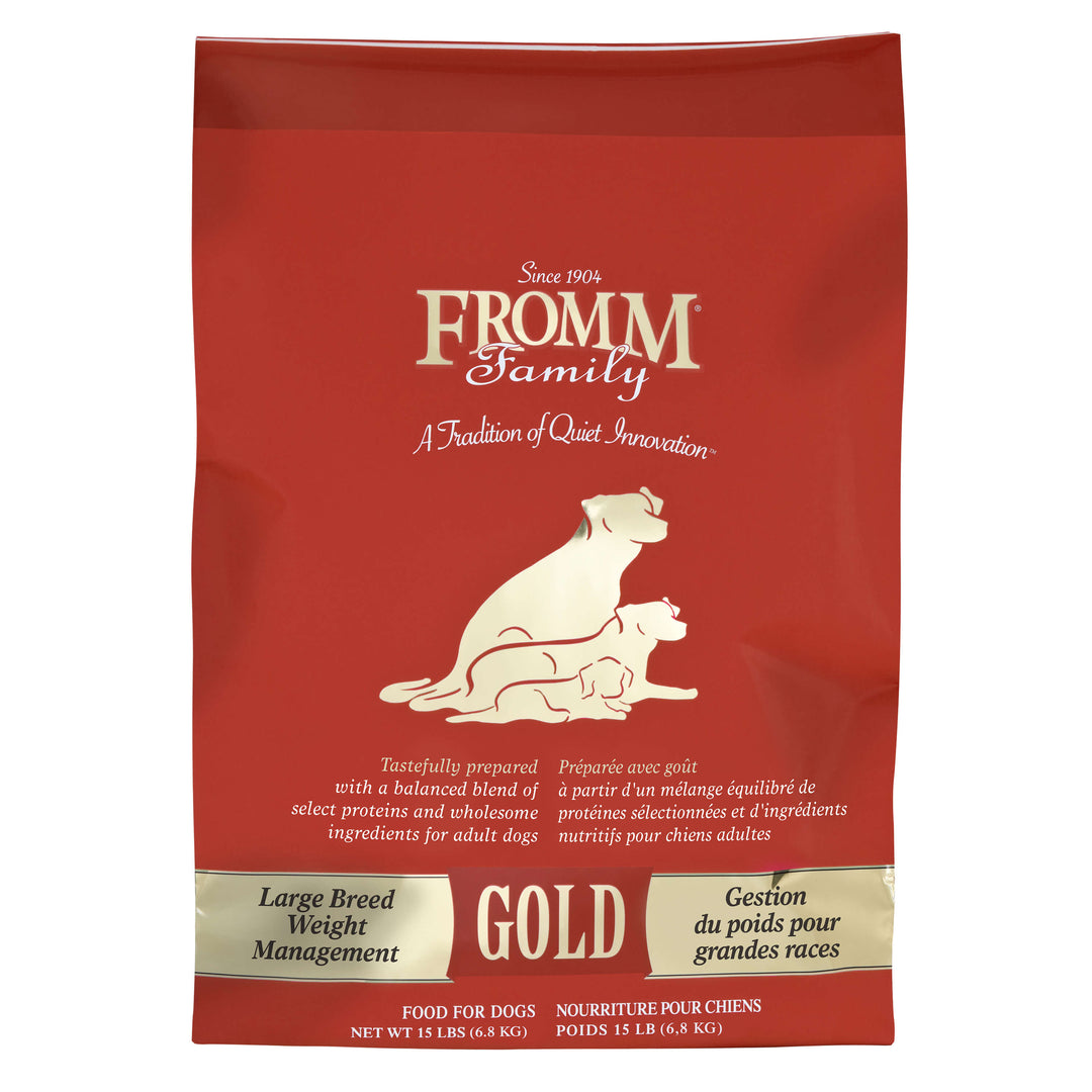 Fromm Gold Large Breed Weight Management Dry Dog Food 15 lb Bag