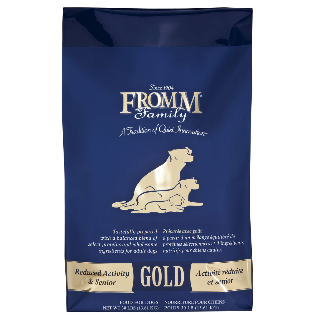 Fromm Gold Reduced Activity &amp; Senior Dry Dog Food 30 lb Bag