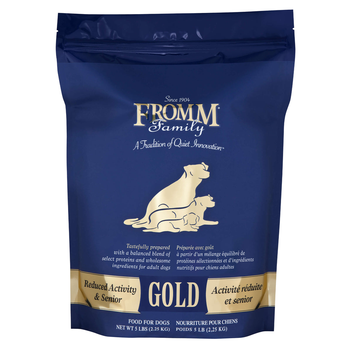 Fromm Gold Reduced Activity & Senior Dry Dog Food 5 lb Bag
