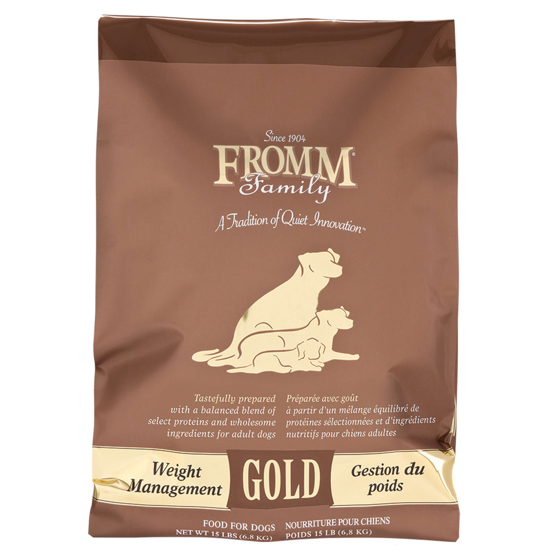 Fromm Gold Weight Management Dry Dog Food 15 lb Bag