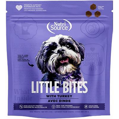 NutriSource Little Bites with Turkey Grain Free Dog Treats 6 oz
