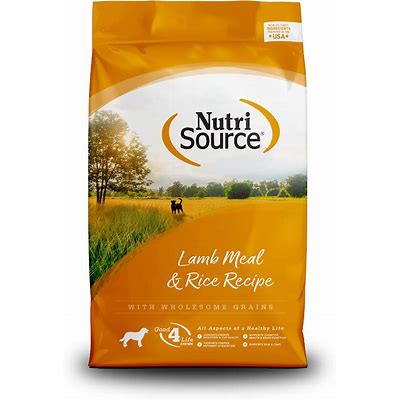 NutriSource Lamb and Rice Dry Dog Food 12 lbs