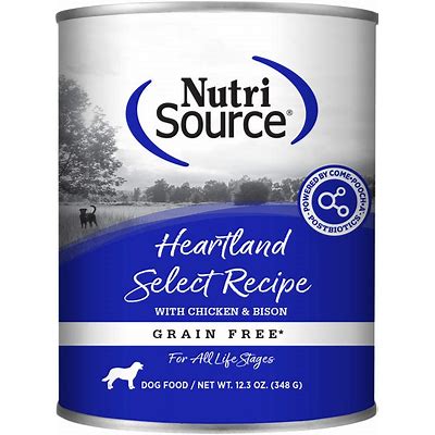 NutriSource Heartland Select Grain Free Wet Dog Food 12 oz
