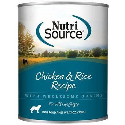 NutriSource Dog Chicken Rice Can 13oz