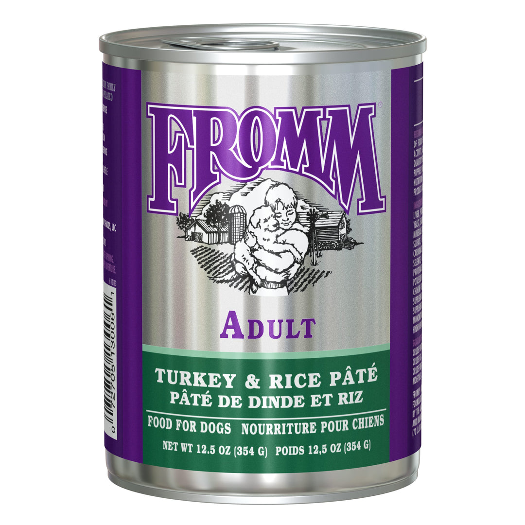 Fromm Classic Adult Turkey &amp; Rice Pâté Wet Dog Food 12.5 oz Can