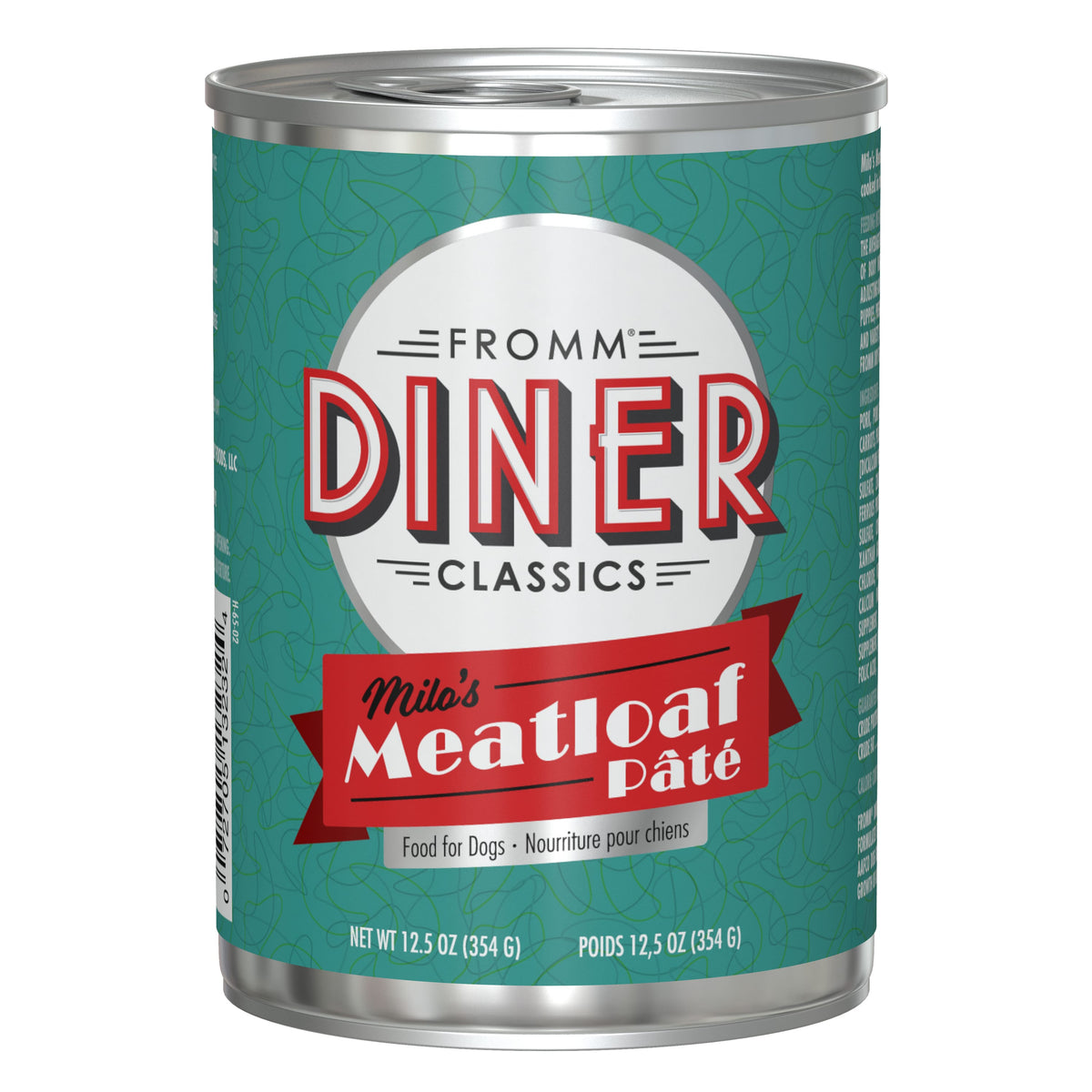 Fromm Diner Classics Milo's Meatloaf Pâté Wet Dog Food 12.5 oz Can