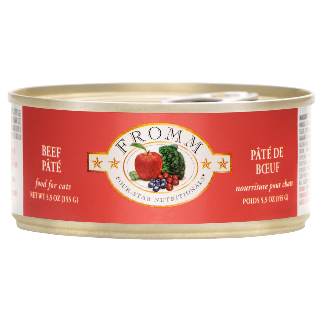 Fromm Four-Star Beef Pâté Wet Cat Food 5.5 oz Can