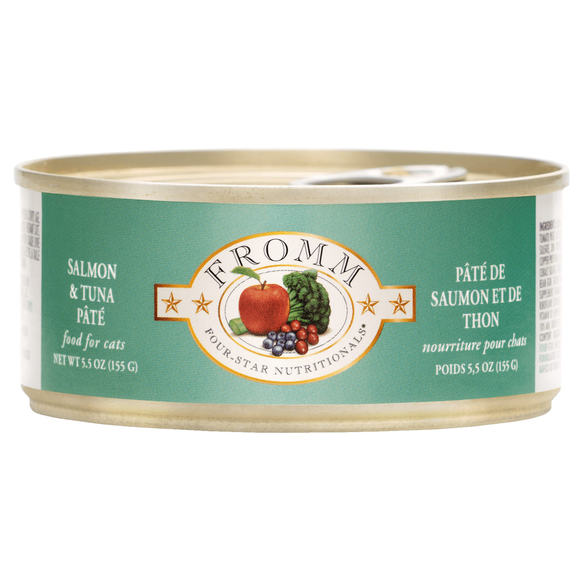 Fromm Four-Star Salmon & Tuna Pâté Wet Cat Food 5.5 oz Can