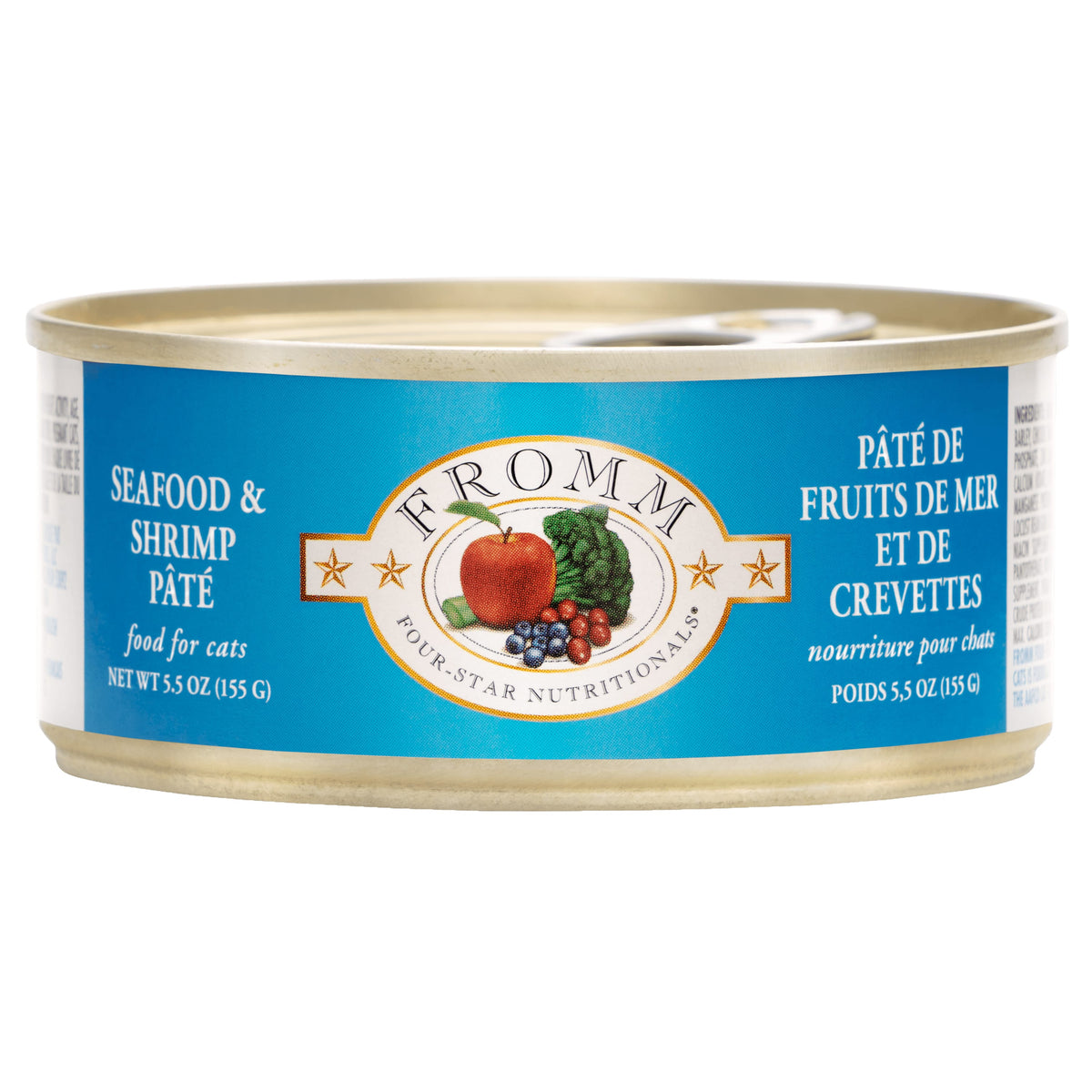 Fromm Four-Star Seafood & Shrimp Pâté Wet Cat Food 5.5 oz Can