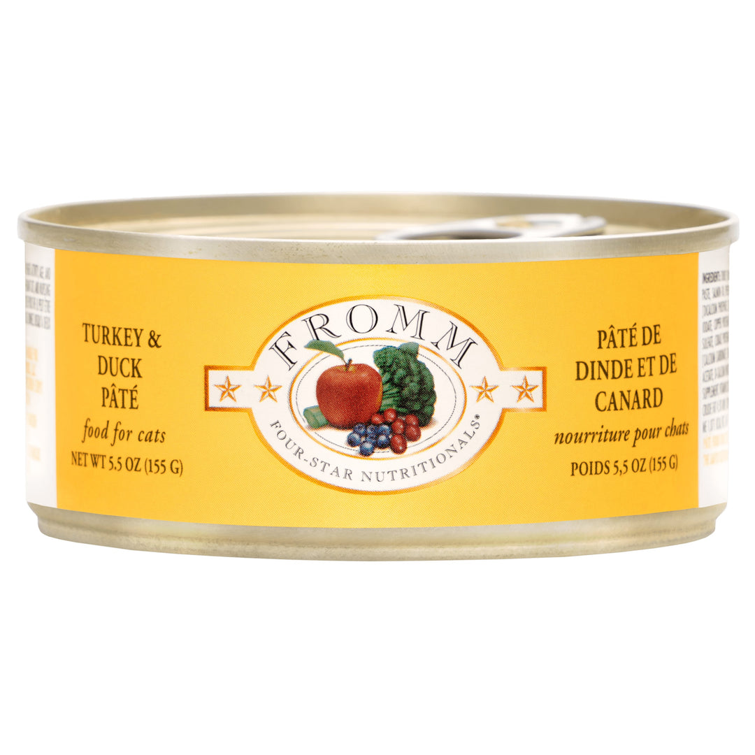 Fromm Four-Star Turkey &amp; Duck Pâté Wet Cat Food 5.5 oz Can