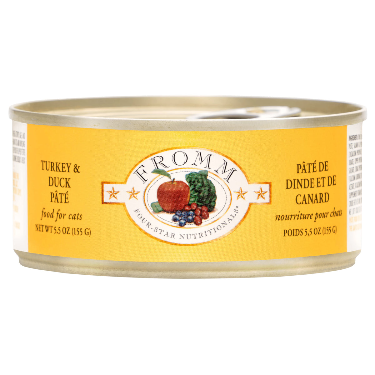 Fromm Four-Star Turkey & Duck Pâté Wet Cat Food 5.5 oz Can