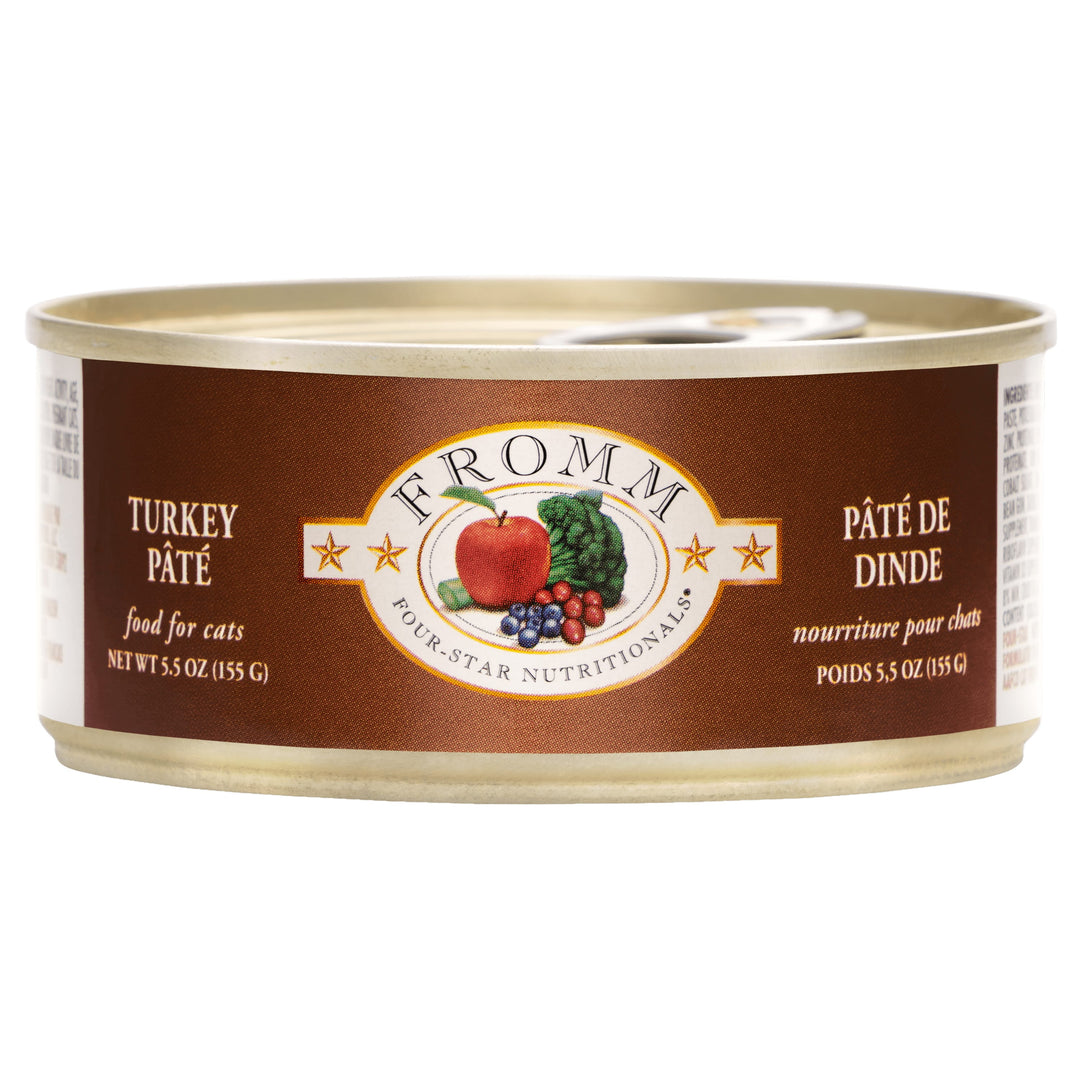 Fromm Four-Star Turkey Pâté Wet Cat Food 5.5 oz Can