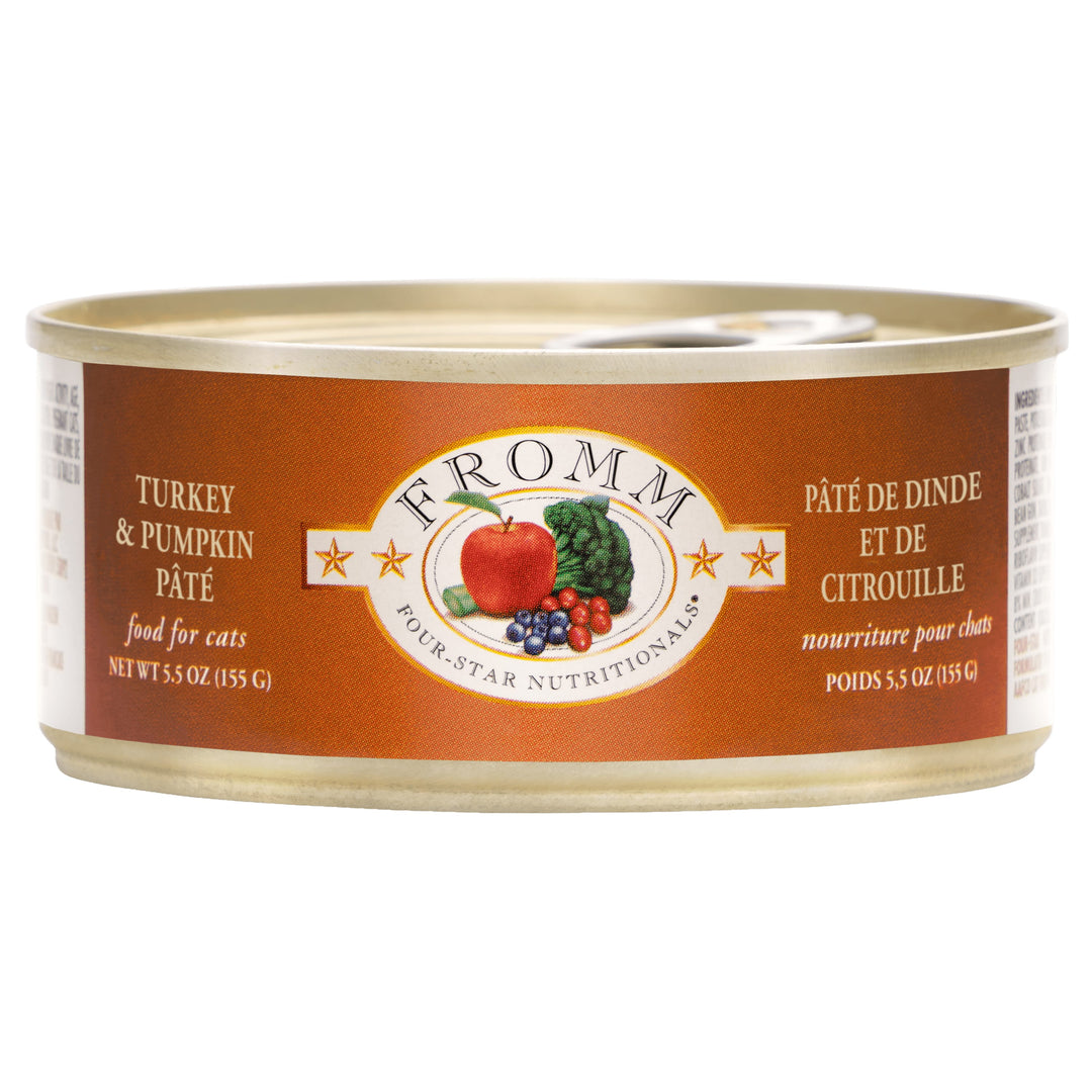 Fromm Four-Star Turkey &amp; Pumpkin Pâté Wet Cat Food 5.5 oz Can