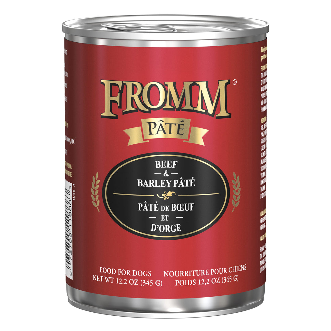 Fromm Pâté Beef &amp; Barley Pâté Wet Dog Food 12.2 oz Can