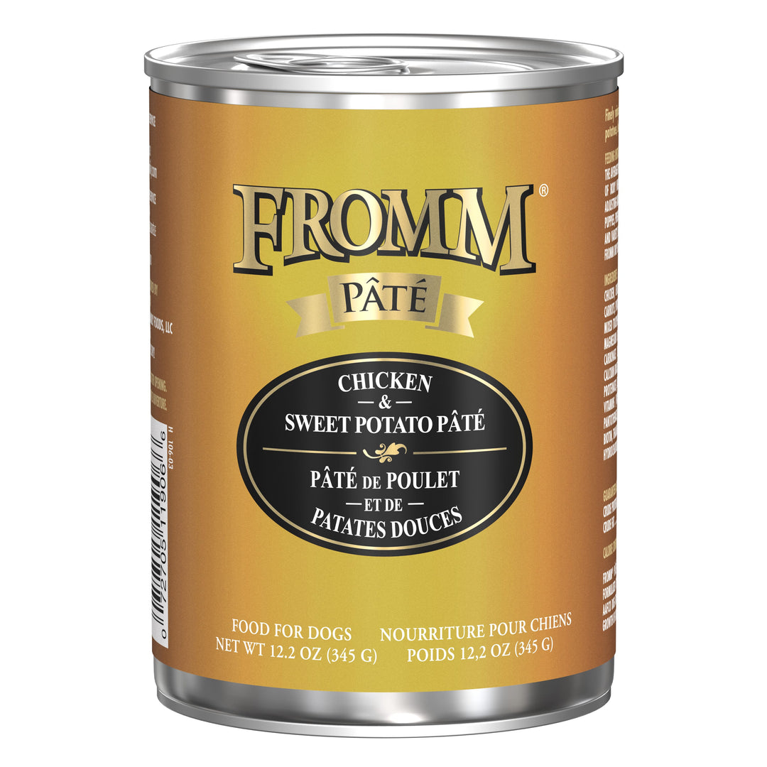 Fromm Pâté Chicken &amp; Sweet Potato Pâté Wet Dog Food 12.2 oz Can