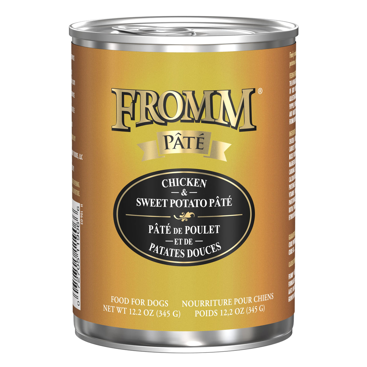 Fromm Pâté Chicken & Sweet Potato Pâté Wet Dog Food 12.2 oz Can