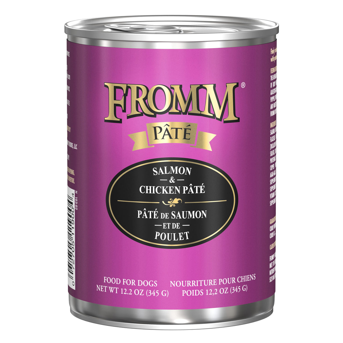 Fromm Pâté Salmon & Chicken Pâté Wet Dog Food 12.2 oz Can