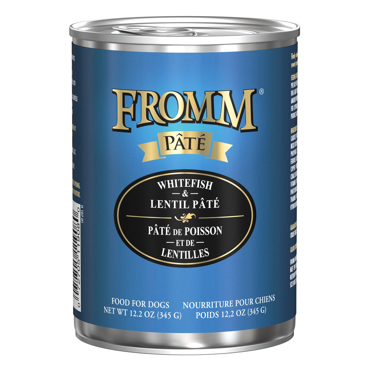 Fromm Pâté Whitefish & Lentil Pâté Wet Dog Food 12.2 oz Can