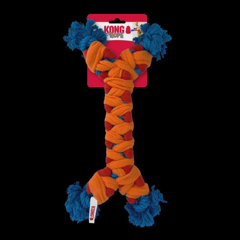 Kong Rope Rally Bone Dog Toy Medium