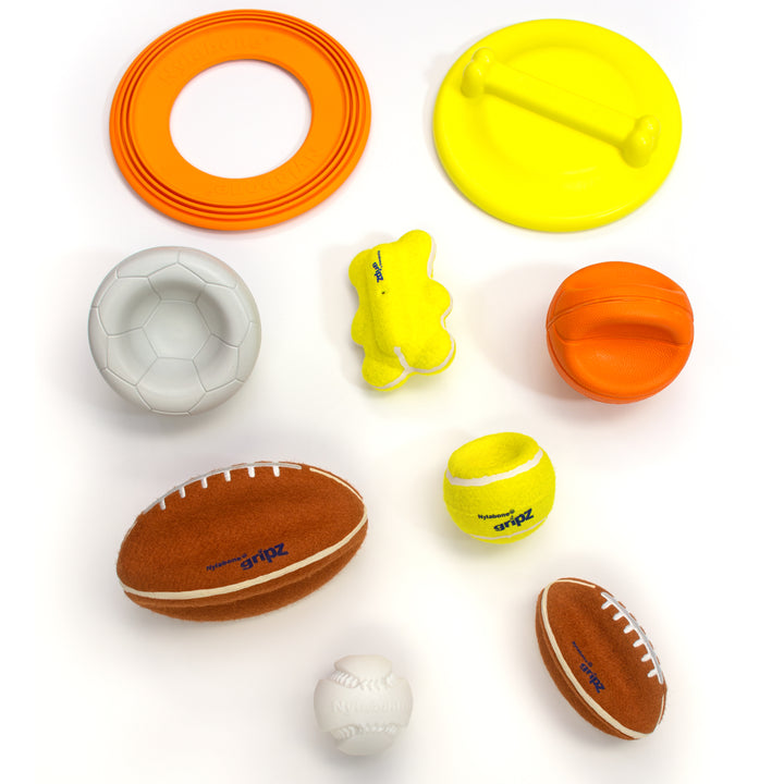 Nylabone Power Play Gripz Dog Soccer Ball Toy Medium (1 Count)