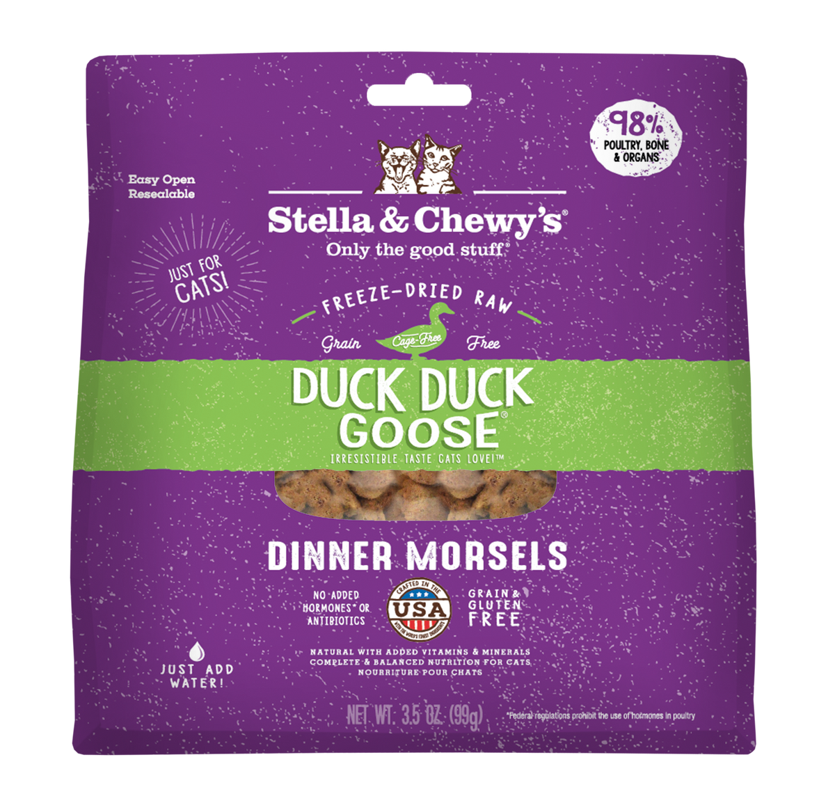 Freeze-Dried Duck Duck Goose Morsels - 3.5 oz