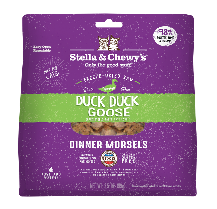 Freeze-Dried Duck Duck Goose Morsels - 3.5 oz