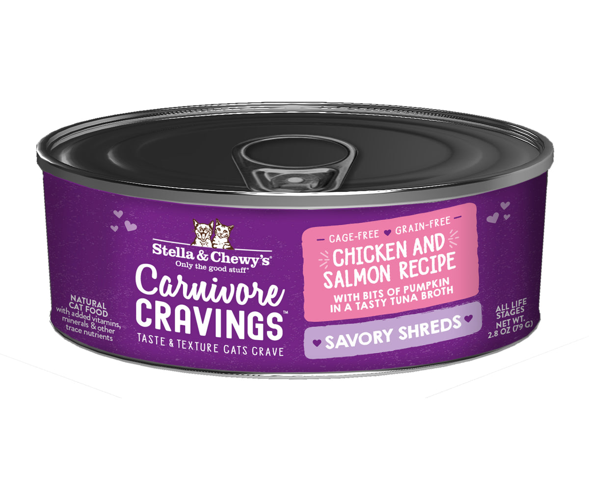 Carnivore Cravings Savory Shreds Chicken & Salmon - 2.8 oz