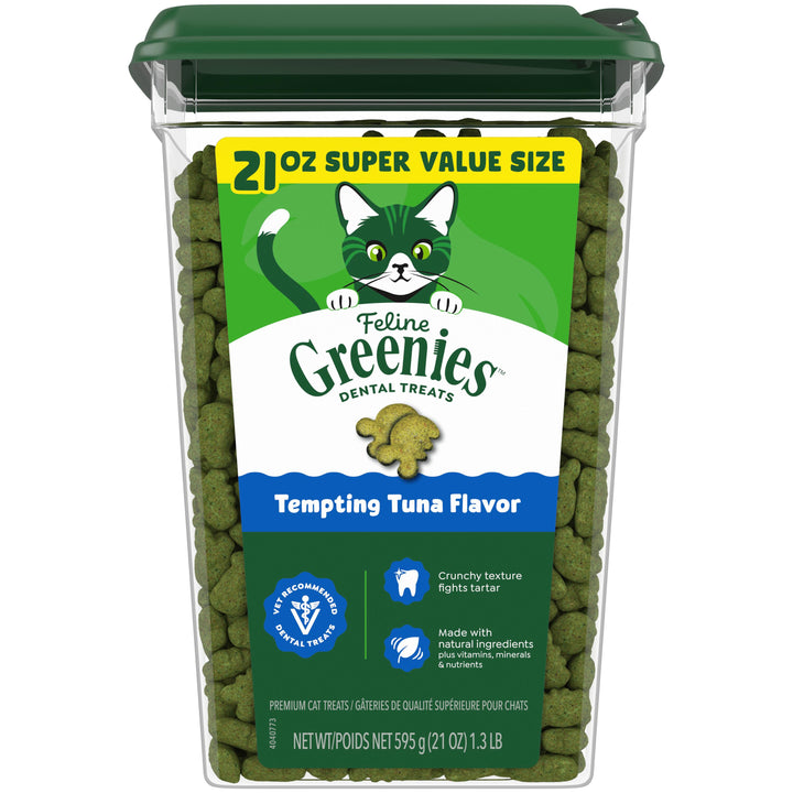 Greenies Feline Tempting Tuna Dental Treat 21 oz
