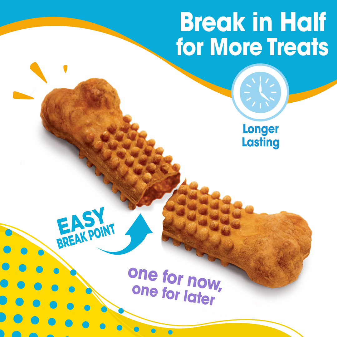 Nylabone Nubz Turkey &amp; Sweet Potato Puppy Chew Treats Small (28 Count)