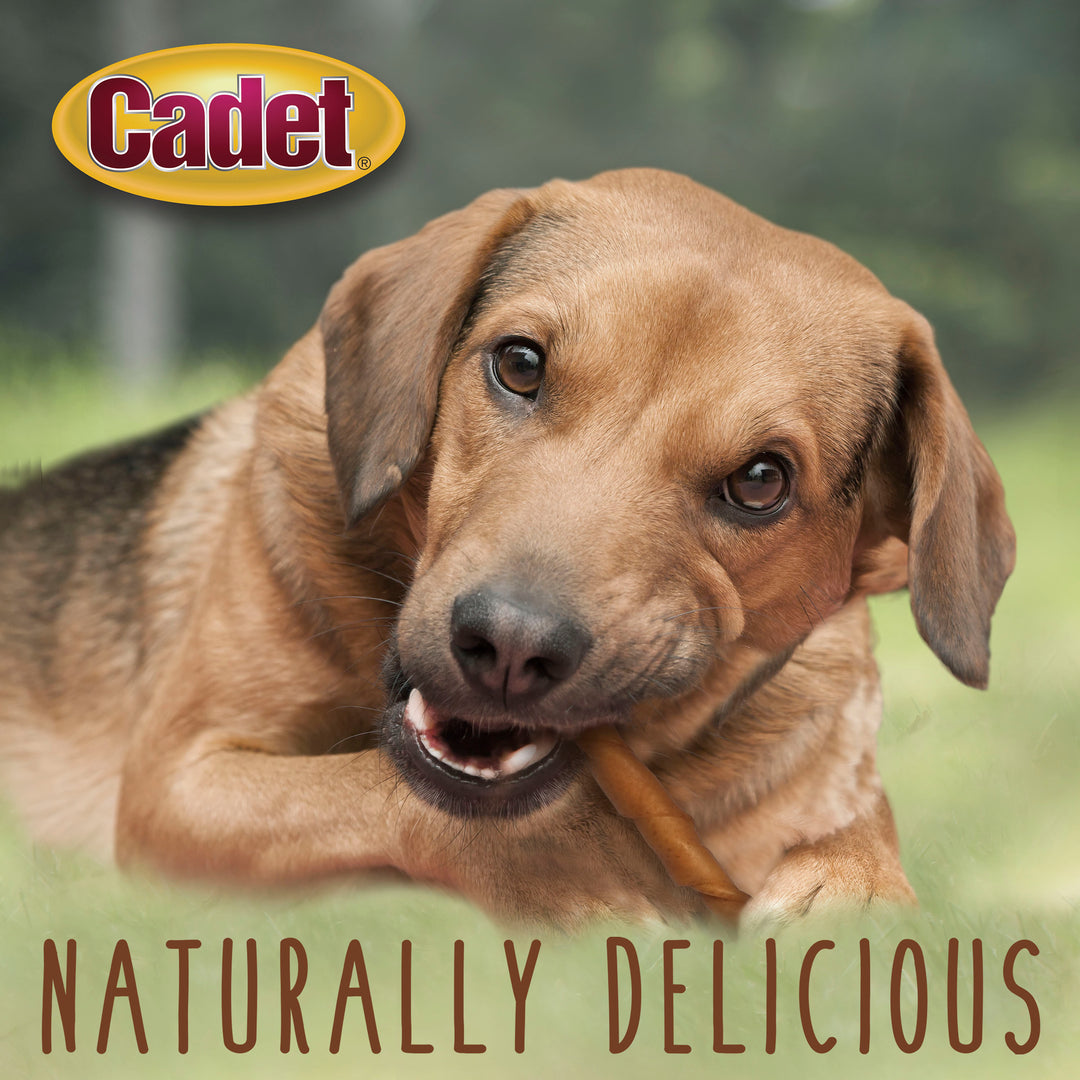 Cadet Gourmet Pork Hide Roll Twists (5 Count)