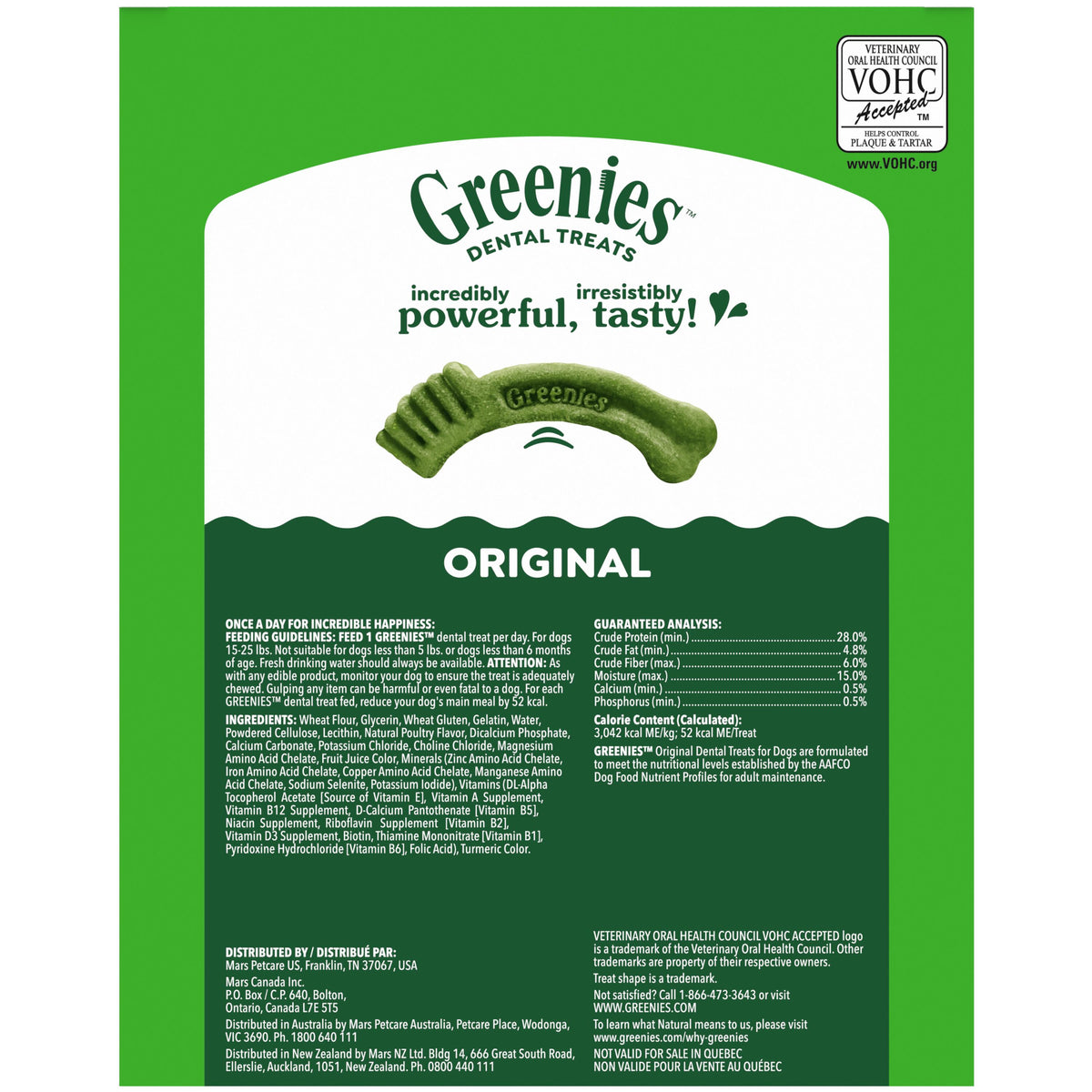 Greenies Original Dental Dog Chews Petite 24 oz