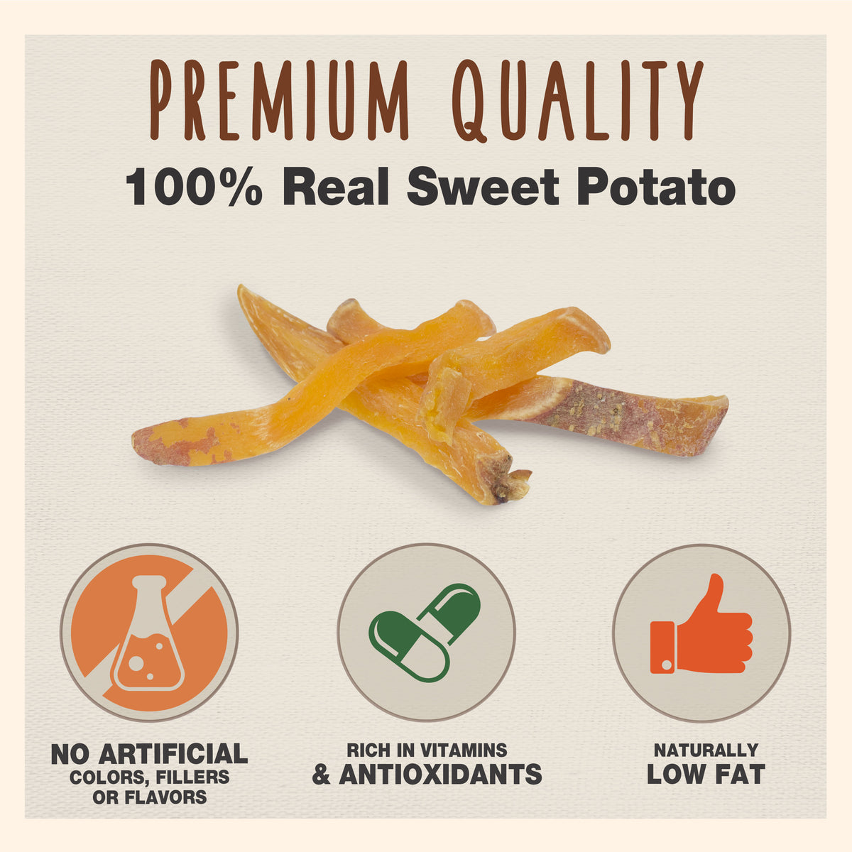 Cadet Gourmet Dog Sweet Potato Fries 1 Pound