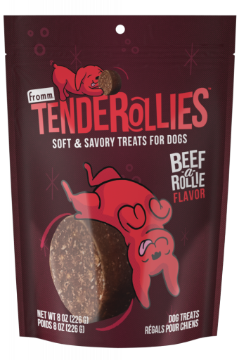 Fromm Tenderollies BeefaRollie Dog Treats 8Oz