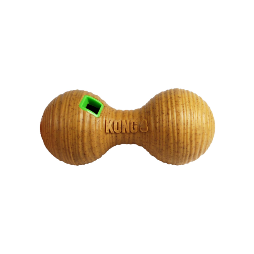 Kong Bamboo Treat Dispenser Dumbbell Medium