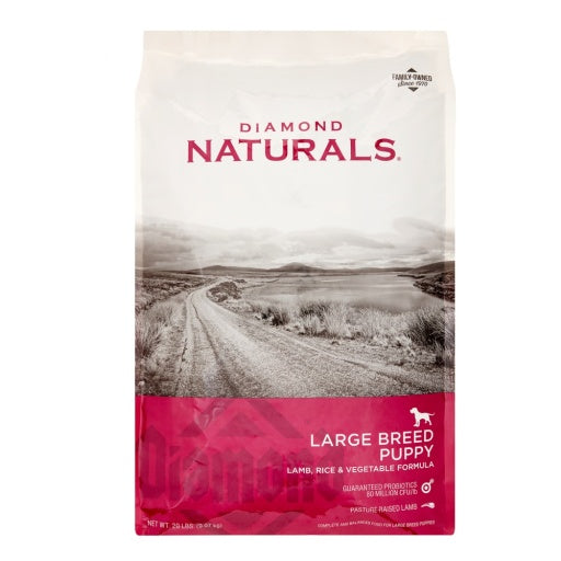 Diamond Naturals Large Breed Lamb Rice Recipe Puppy 20 Lb