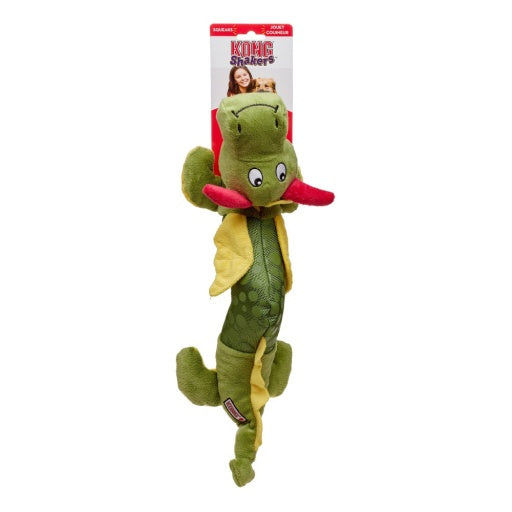 Kong Shaker Dragon Dog Toy  Multicolor LargeXlarge