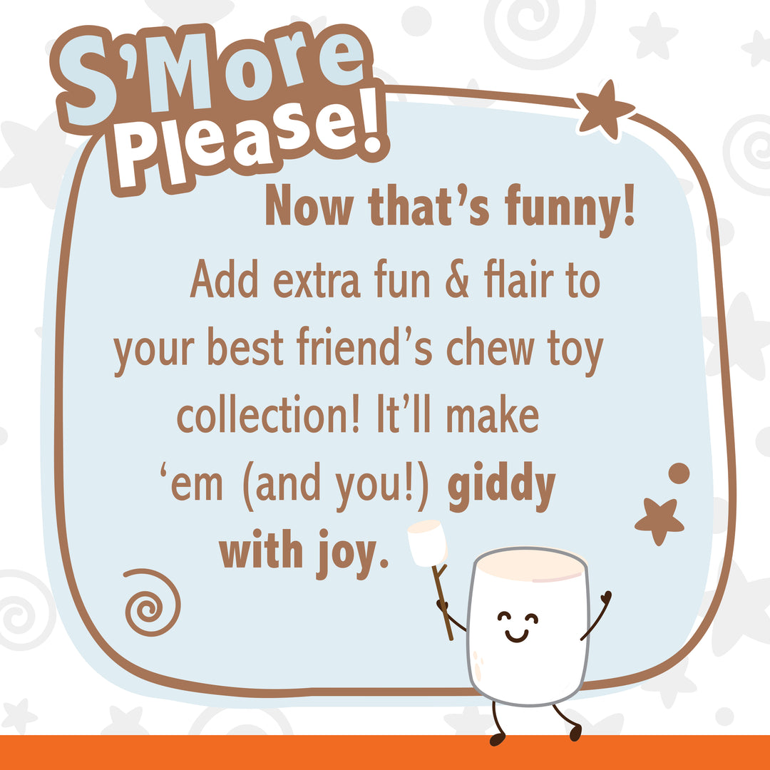 Nylabone Strong Chew Marshmallow Stick Dog Chew Toy Marshmallow &amp; Peanut Butter Large (1 Count)